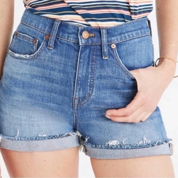 Madewell Pants - Madewell High Rise Denim Shorts Size 31